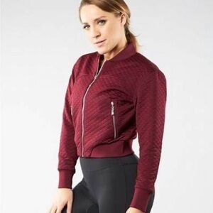NWT BuffBunny Bomber Jacket Maroon XL